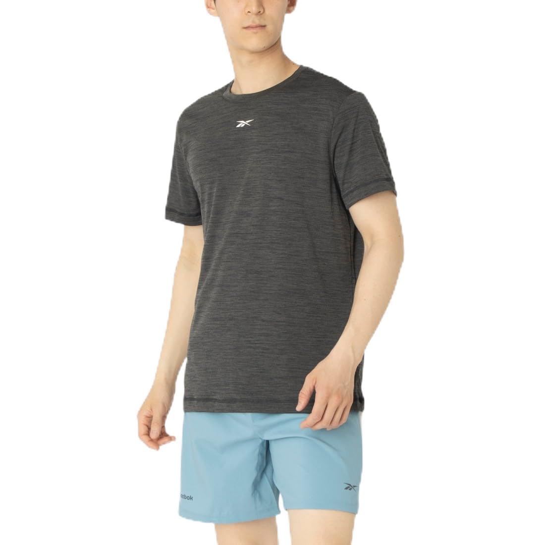 Reebok Men's Noir Maillot Id Melange Tech