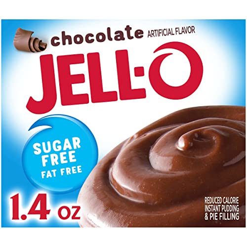 Image of Jell-O Instant Chocolate Sugar-Free Fat Free Pudding & Pie Filling (1.4 oz Boxes, Pack of 24)