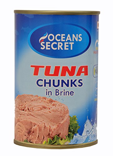 Image of Oceans Secret Tuna Chunks in Brine 400gm Pack of 2 Canned Tuna Fish | Balanced Nutrition | Light Taste | in Clean Brine | Premium Cuts Ready to Eat