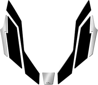 Resin Bike Motorcycle 3D Stickers Compatible with Honda Africa Twin CRF 1100 L 2022-2023. Frontal Windshield Protection from Bumps and Scratches. Resin Stickers - Gadget Moto