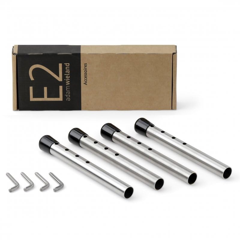 Höhenversteller für Tisch E2, kurz, bis 8,8 cm, Schwarz