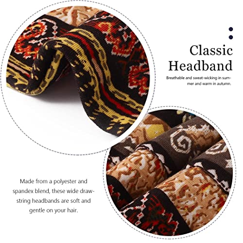 Ybshin Women Baggy Slouchy Beanie Chemo Hat Cap Slouchy Snood Hat Cancer Headwear Floral Headbands African Headwrap For Women And Girls (Brown) #TOP3