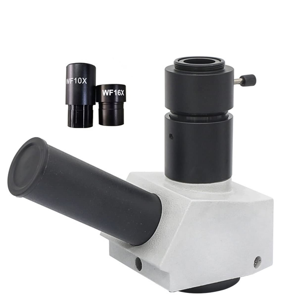 Kit accessori per microscopio Microscopio Tranocular Testa Monoculare Monoculare Testa binoculare for microscopio biologico con WF10X WF16X Oculare Vetrini per microscopio (Warna : Teaching A)