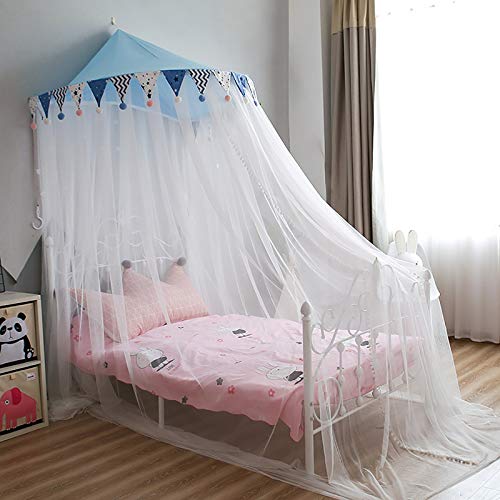 Cortinas de Cama con Dosel Rosa de 2x2,2m para Dormitorio de Niñas 2