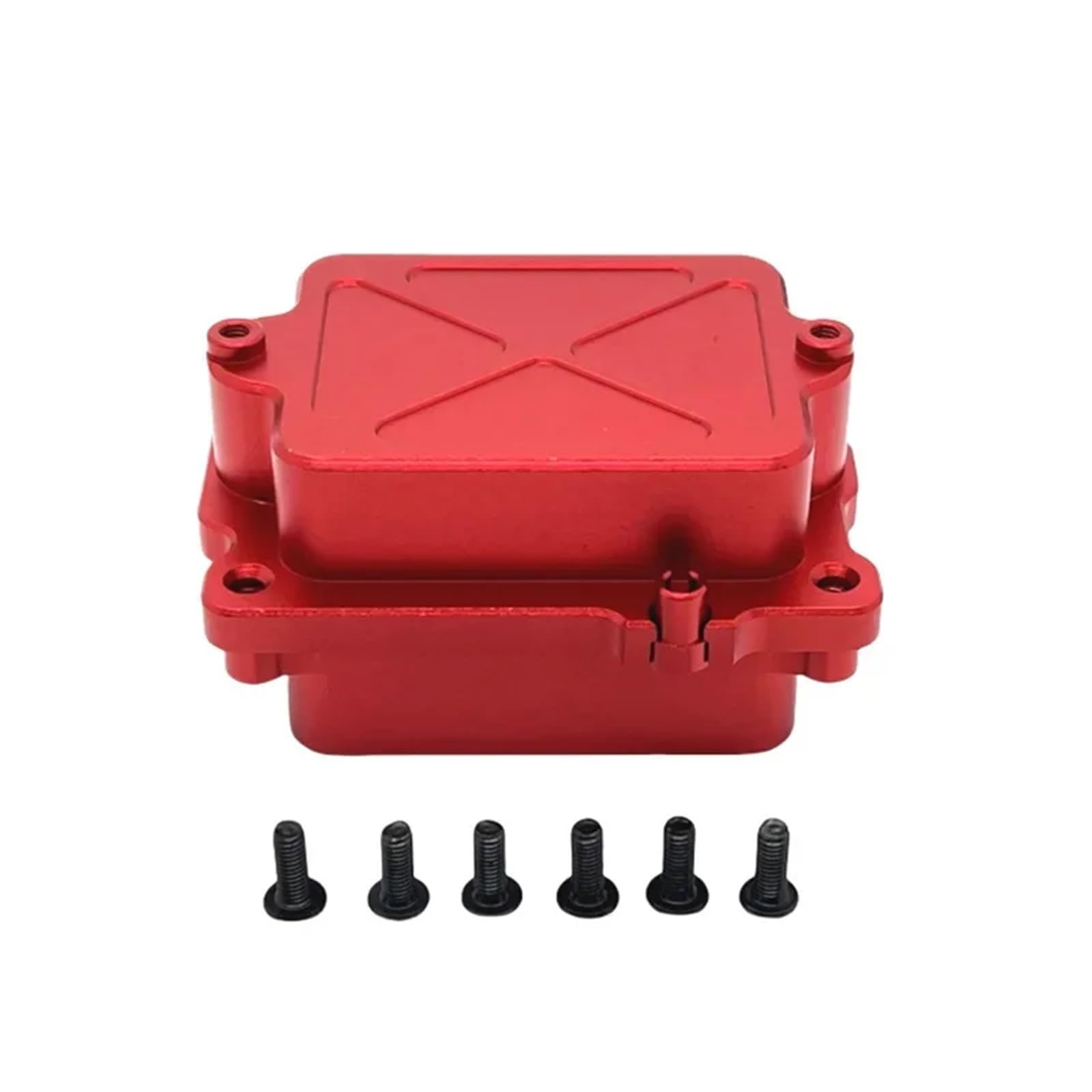 para Hyper Go para MJX para H12Y 1/12 RC Modelo Crawler Car Truck Aluminio Sintonización Eléctrica Receptor Accesorios para Cajas Kit De Piezas Mejora RC Orugas Maquetas