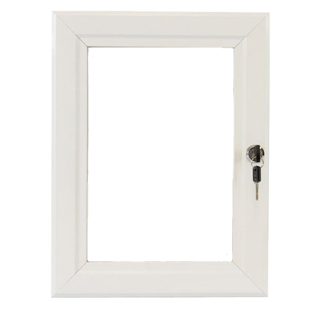 Signware White Lockable Poster Case Outdoor Display Frame 8 Sizes (20" x 30")