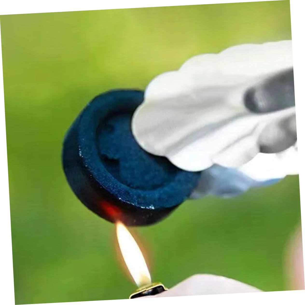 Lurrose Pastillas de Carbón Vegetal Carbón Ligero y Práctico 70 Multifuncional para Encender Fuego para Barbacoa Portátil en Actividades al Aire Libre y Senderismo