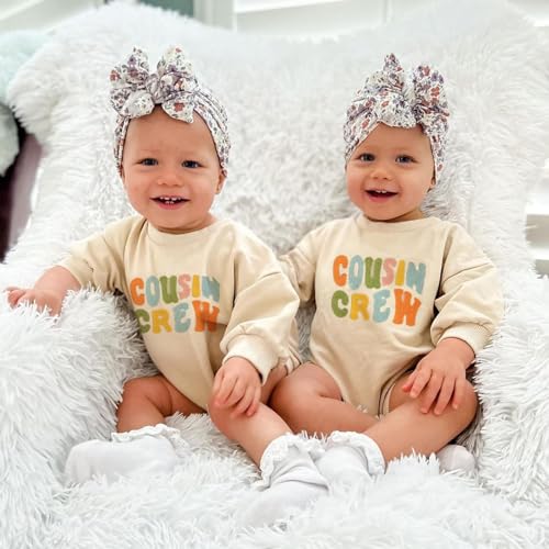 Cousin Crew Shirts Matching Outfits for Toddler Baby Girl Boy Long Sleeve Romper Sweatshirt2