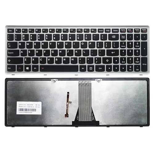 �������i IdeaPad S510P G500S G505S Z510 Z505 Flex 15�pUS�L�[�{�[�h�i�o�b�N���C�g�Ȃ��j(Silvery No backlight)