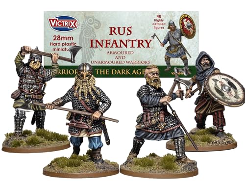 48 Figuras de Infantería Rusas Siglo 8-9 miniatura 1