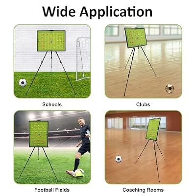 Magnetic Football Tactical Display Board, Soccer Guidance Training Aid Coaching Soccer Coaching Board Soccer Board Soccer Tactics Board Soccer Whiteboard for Coaches for Schools, Clubs