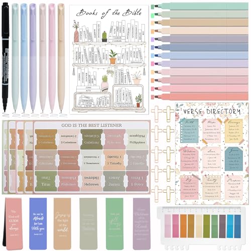 HRFGWDD Bible Study Supplies [43 PCS] for Women...