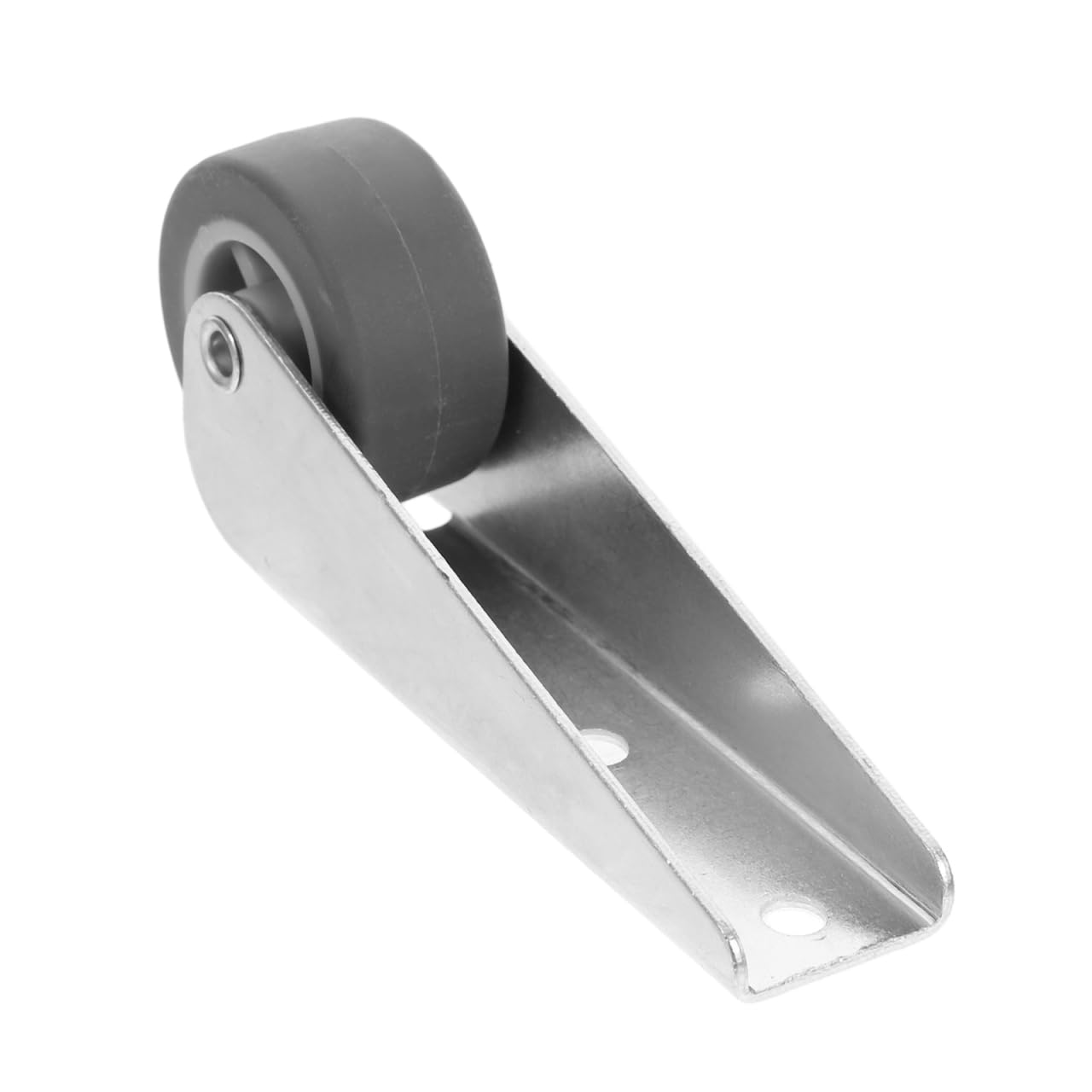 UKCOCO Rotella di supporto per porta in legno, per porte e fienili, morbida mobilità, ruote direzionali ad alte prestazioni, in nylon argentato