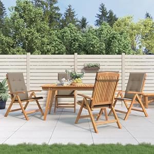 Generisch Generisch Gartenstühle mit Kissen 4 STK. Massivholz Teak,Möbel,Gartenmöbel,Gartensitzmöbel,Gartenstühle,52.34KG,3196471