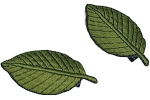 Embroidered Leaf-Shaped Hairpin Cottage Core Hair Accessory