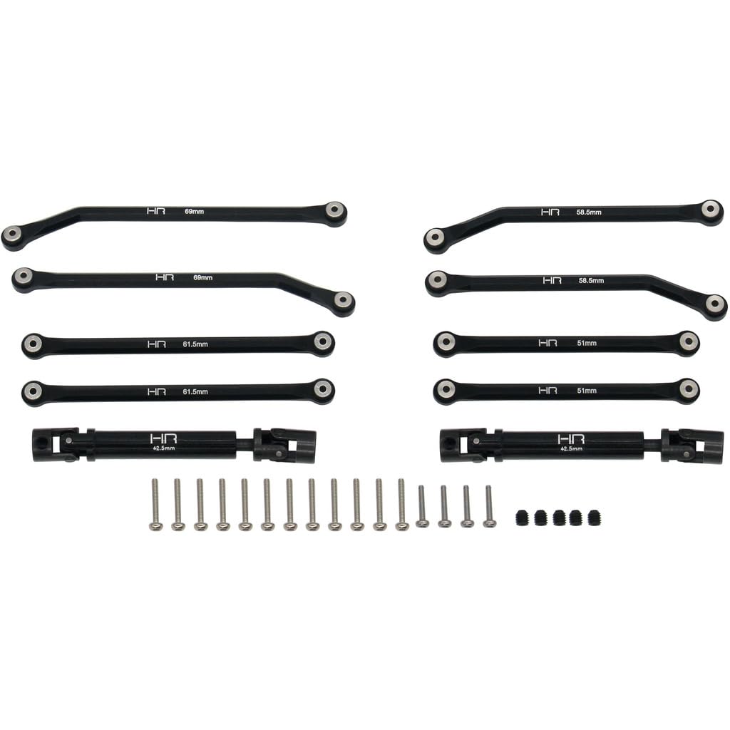Amazon.com: Hot Racing SXTF133LC Aluminum 8 Link Drive Set for
