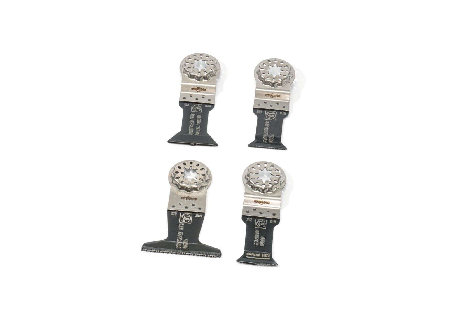 FEIN 3 + 1 Starlock Universal Set, Máxima versatilidad, cortes precisos en los materiales más diversos y una atractiva ventaja de precio frente a la compra individual. Alojamiento Starlock.