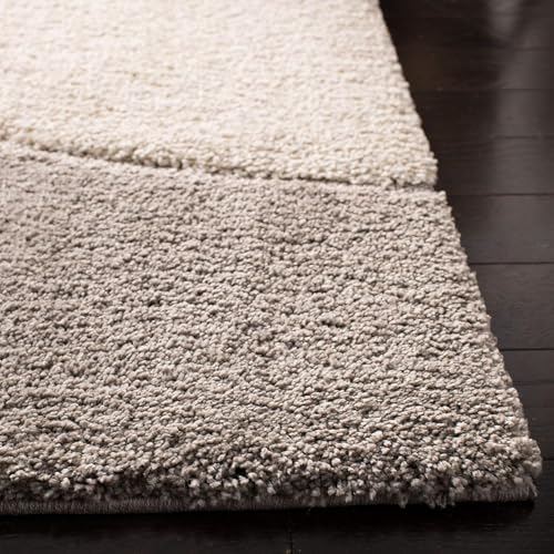 Image of Urban Modern Decor Features 5x7 Feet Modern Soft Shaggy Carpet Thick, Fluffy & 2 inch Pile Shag Rug for Your Kids Room, Bedroom & Livingroom(5x7 feet, Light Beige Moon)