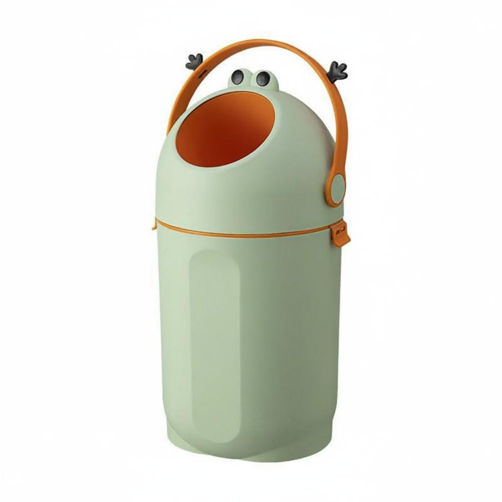 Bnf® Silent Operation Large Capacity Diaper Disposal System Easy to Use Odor-Sealing Diaper Bin Cartoon Wastebasket with Handle for New Moms, Parents, Bathroom, Nursery, Bedroom, Green-image-23