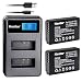 Kastar Battery (X2) & LCD Dual Slim Charger for Canon LP-E12 and Canon EOS 100D, EOS Rebel SL1, EOS M Camera System & Canon LPE12 Grip