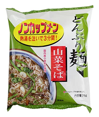 ムソー トーエー どんぶり麺・山菜そば 78g×6袋