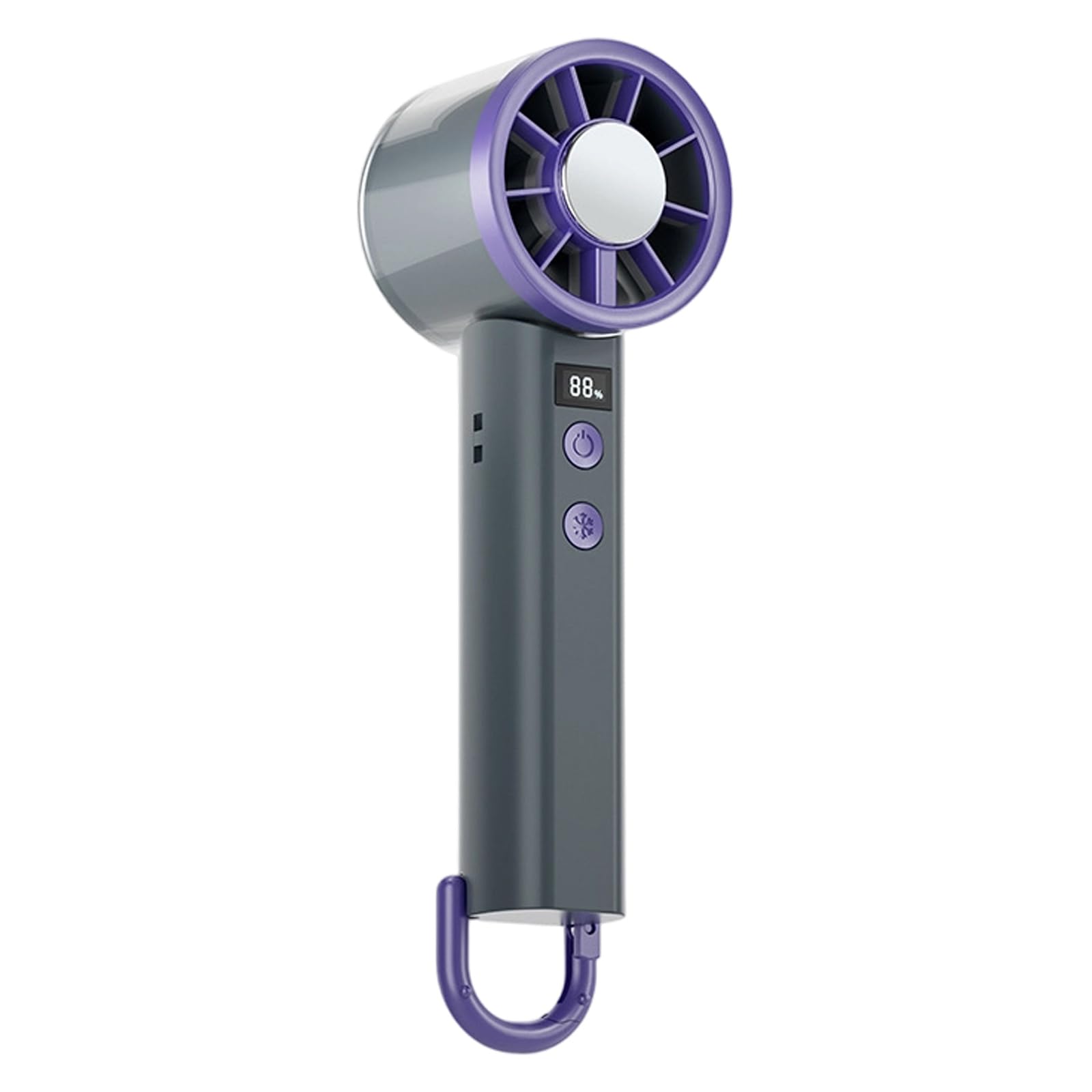 Kaeltsyn Speed Ice Compress Fan with 199 Speed Settings USB Charged for Camping Offices Folding Refrigeration Small Fan
