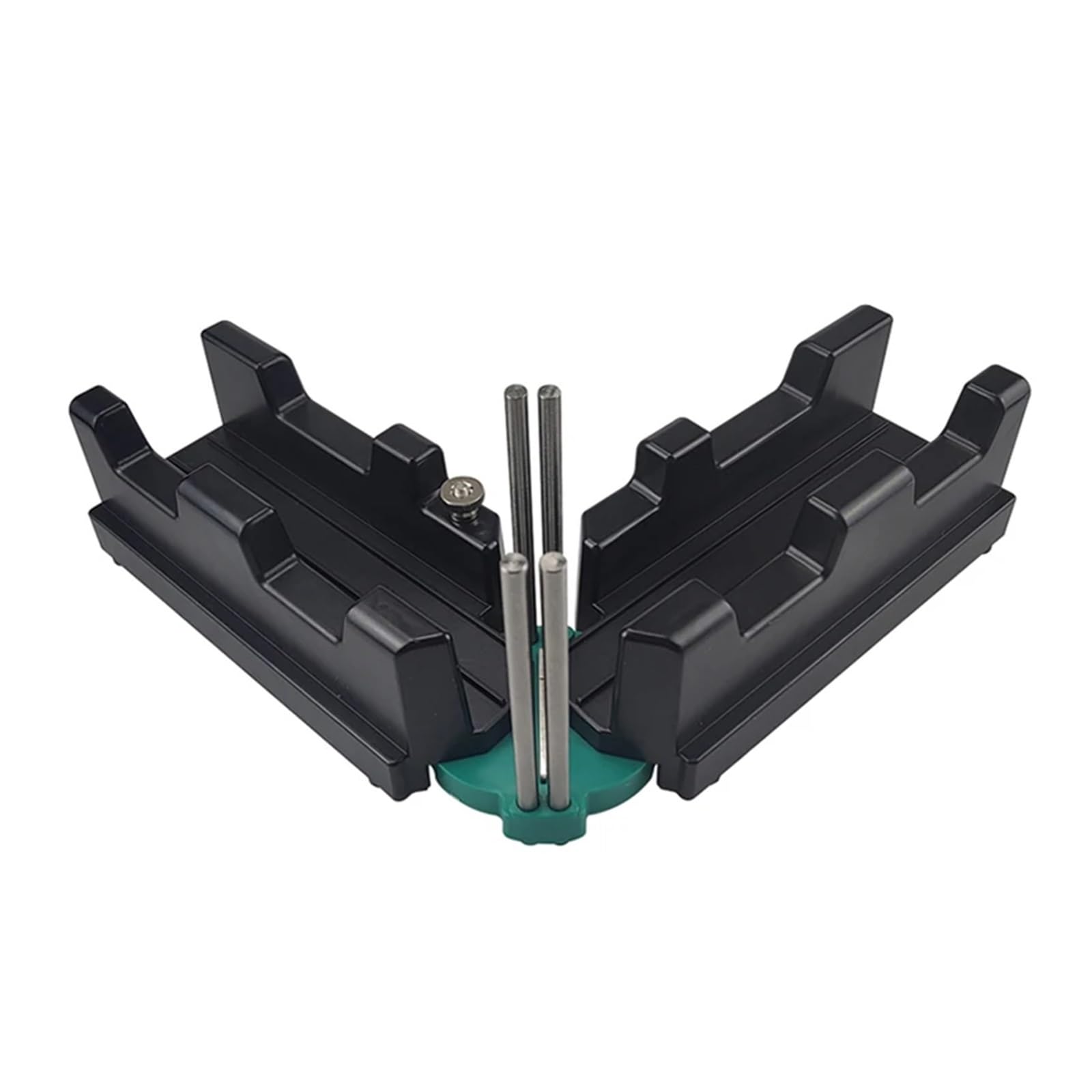 Dhyuacn Black Mitre Saw Box 2 In 1 Miter Measuring Angle Sawing Cutting Tool 85-180°Measuing Bevels Measurement Precise Woodworking Hand Tools(Black)