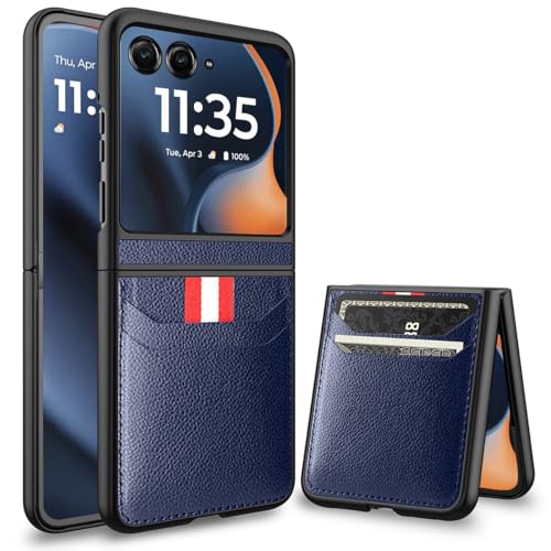 NINKI�K��Moto Razr 60/50 �P�[�X �J�[�h���[�J�o�[ ��G��ǂ� PC+PU�f�� �r�W�l�X �o���p�[ �j������ �܂肽���ݎ� �t���ی�t�B�����t�� �ϏՌ� �s�b�^���Ή� �����ɗD���� ����~�� �J���������Y�ی� �l�C ���g���[�� ���[�U�[