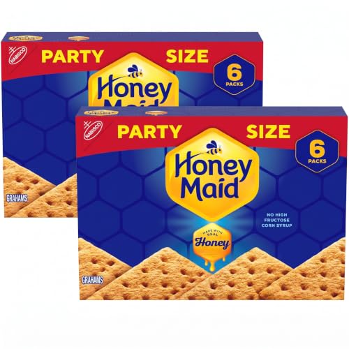 Honey Maid Graham Crackers, Party Size, 28.8 oz Box (Pack of 2)