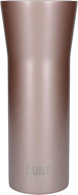 Built 5224056 PureFlow Leakproof Coffee Travel Mug with 360 Degree Sipper, Stainless Steel, 470 ml (16½ oz) - Rose Gold