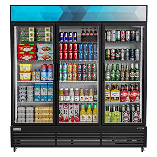 KoolMore MDR-3GD-63C 3 Door Merchandiser