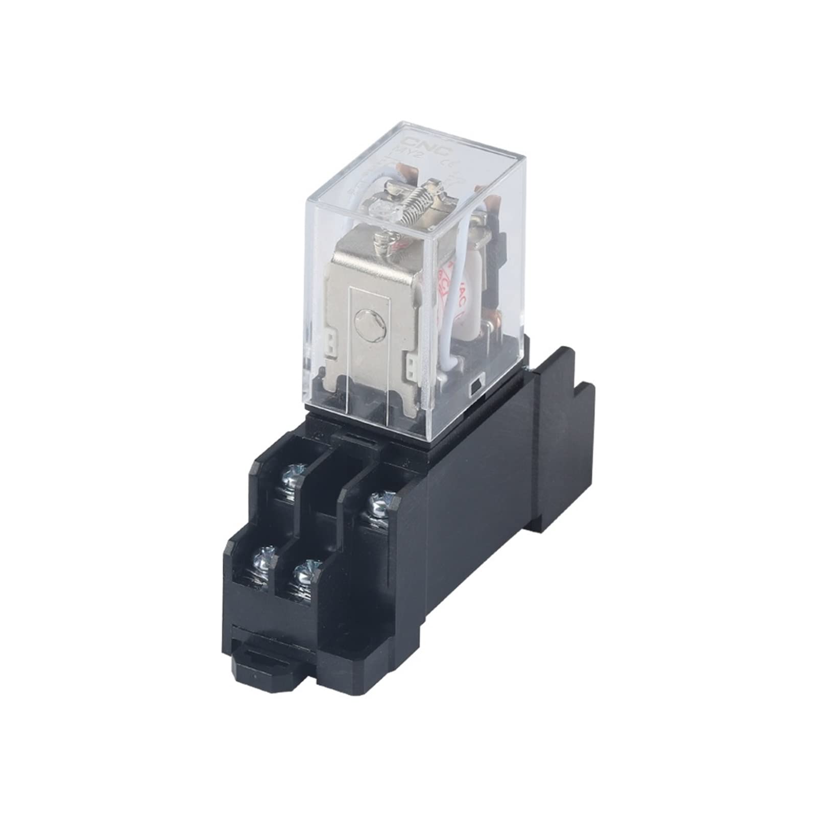 Relais de puissance MY2NJ 220V VAC avec socle de prise pour tableau de commande