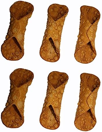24 Cannoli Shells - 5 Inch Hand Made Fresh Daily - Frank and Sal Bakery