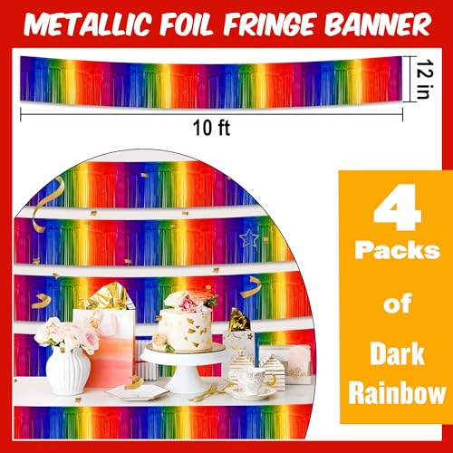 Guirlande à franges métalliques 3m pour masquer un mur vide - 3