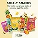 SOLELY - Organic Mango Whole Fruit Gummies (Pack of 1 Box, 5 Bags per Box) - Real Fresh Fruit - Healthy Snacks for Adults & Kids - Non GMO, Vegan Snacks, Shelf Stable - 5 Bags (3.5 oz)