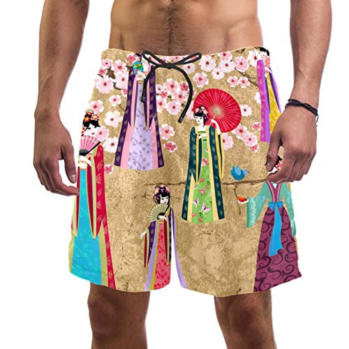 Short de plage à séchage rapide HadHfun pour hommes style japonais