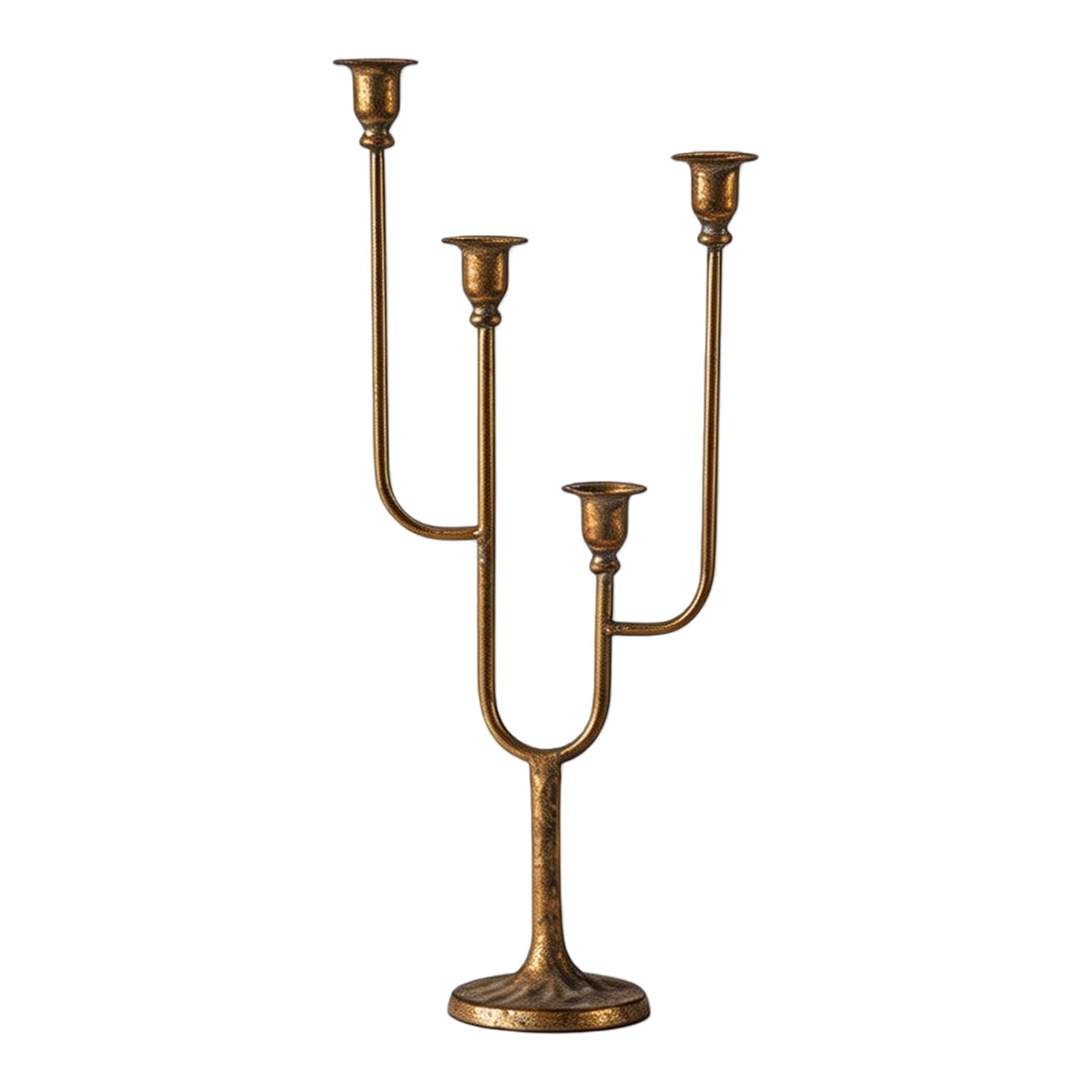 Tsophreniq Retro Candlestick Holders Iron Metal Taper Decorative Stands for Wedding, Dinning Home Decorations Iron Taper