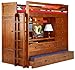 Bunk Bed All-in-one How-to Book; Paper Pattern Plan to DIY and Easily Build Any Size with Loft, Trundle, Desk, Chest and Closet