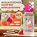 Zauberbande Trinkflasche Kinder auslaufsicher – Einhorn – 400 ml – Kinder Trinkflasche Kohlensäure geeignet, BPA-frei aus Tritan, spülmaschinenfest, Easy-Clean – Made in Germany