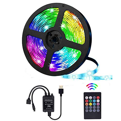 Tira LED RGB flexible con control remoto RF 0.5 m miniatura 1