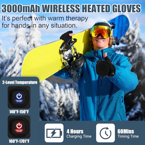 Yonggfte Heated Gloves For Men Women thumb #3