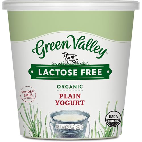 Green Valley Lactose Free Organic Whole Milk Plain Yogurt, 24 Ounce