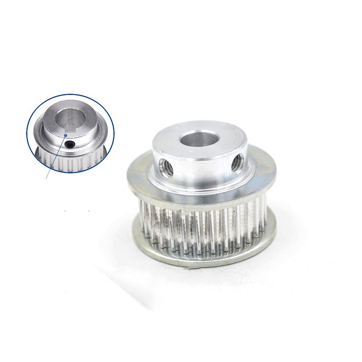 Timing Pulley 32 Teeth 3_M Timing Pulley, Bore 6/8/10/12/14/15/16mm Keyway for Width 15mm HTD 3_M Synchronous Belt, HTD3M Pulley 32Teeth 32T (NO.1252)(Bore 12.7mm/Keyway 5x2.3)