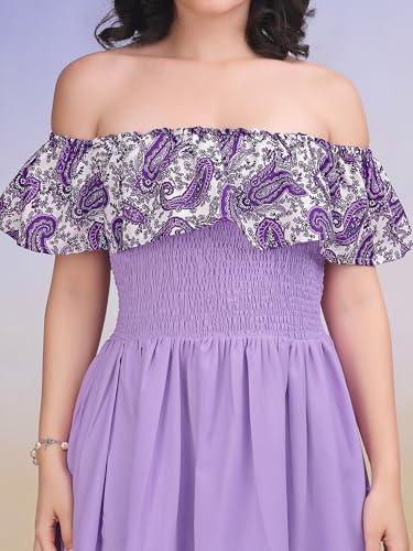 Image of PURVAJA Women's Cotton Dress(Floe-231-235)