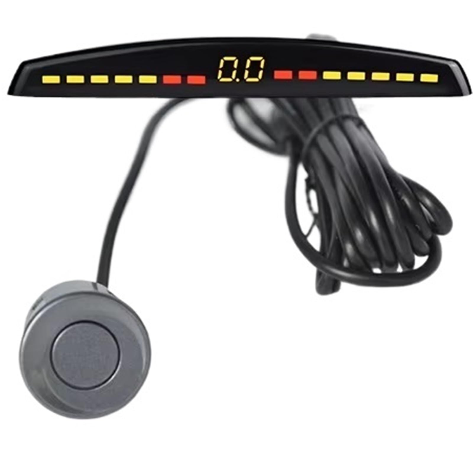 Sensor Sensor Aparcamiento Para Coche Detector Automático Coche Pantalla Parktronic Sistemas Monitorización Marcha Atrás Con 4 Sensores Sensores Detección Radar Puntos Ciegos(GRAY)
