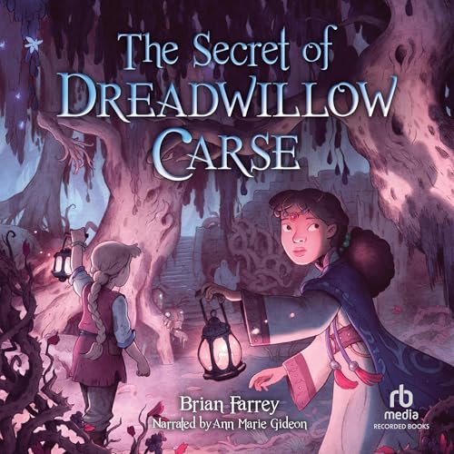 Diseño de la portada del título The Secret of Dreadwillow Carse
