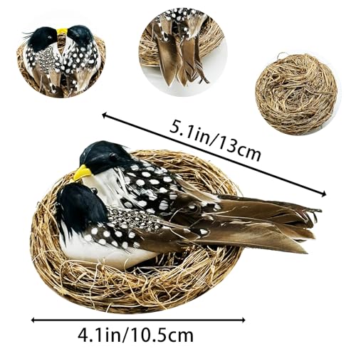 4Inch-Artificial-Birds-Nests-Decor-with-Fake-Birds-Decorative-Faux-Grass-Bird-Nest-for-Easter-Crafts-Spring-Decoration-Christmas-Tree-Ornaments 4Inch Artificial Birds Nests Decor with Fake Birds Decorative Faux Grass Bird Nest for Easter Crafts Spring Decoration Christmas Tree Ornaments
