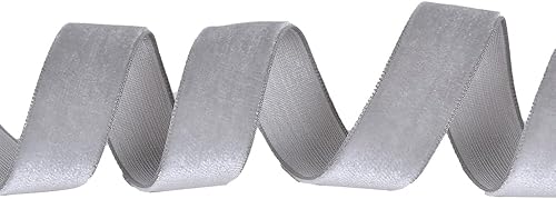 Miniatura 41 de Ribest Cinta de terciopelo verde musgo de 1 1/2 pulgadas, 10 yardas, cinta de Navidad para envolver regalos, corona, árbol de Navidad, decoración