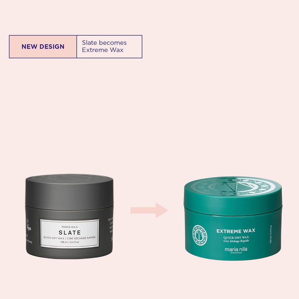 Maria Nila Extreme Wax, 100ml, Tenue 5/5, Brillance moyenne, Cire à séchage rapide pour une tenue longue durée, 100% Vegan