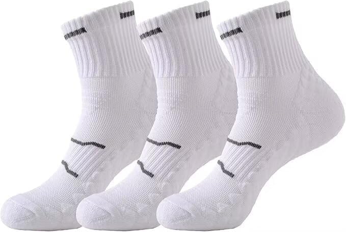 DOLNINE Womens Athletic Socks Wicking Cushioned Cotton Soft Breathable for Running Gym Golf Tennis, 6 Pairs
